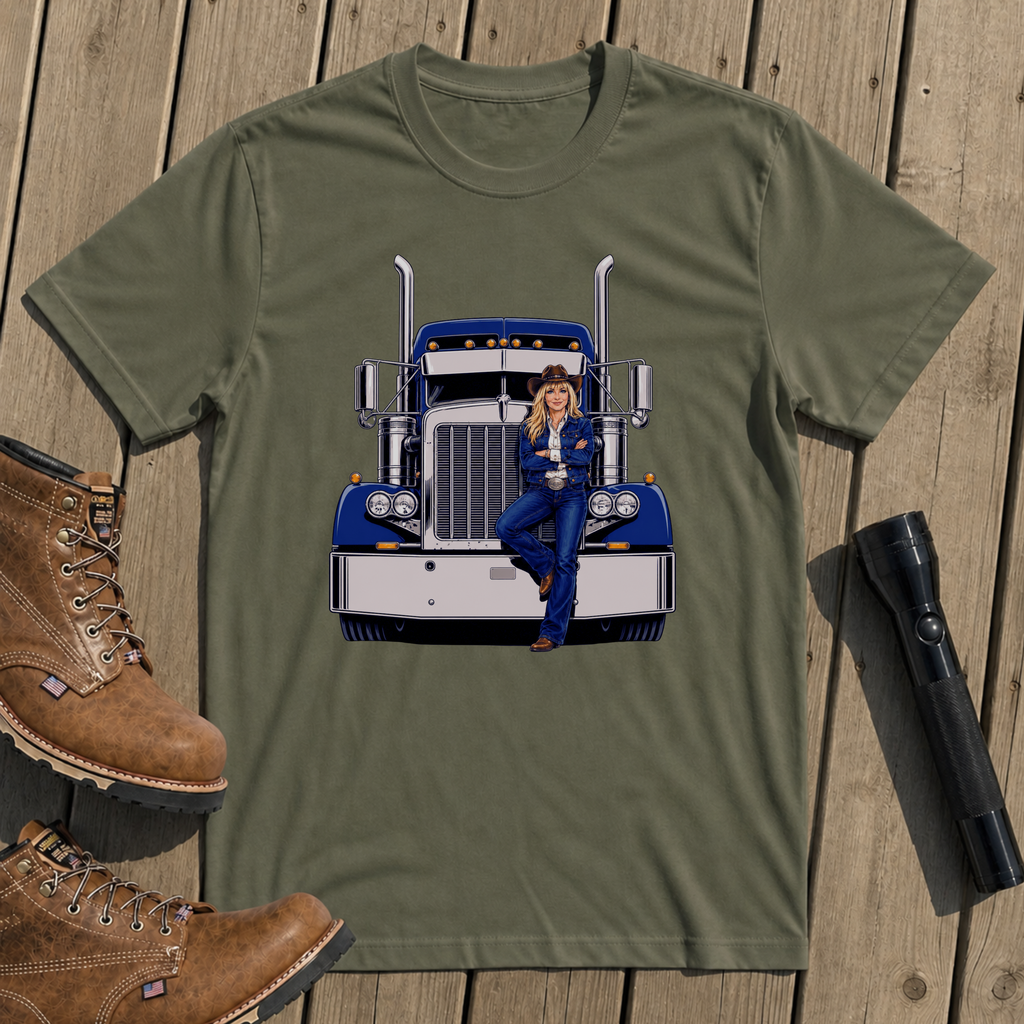 Blue Rig Portrait T-Shirt