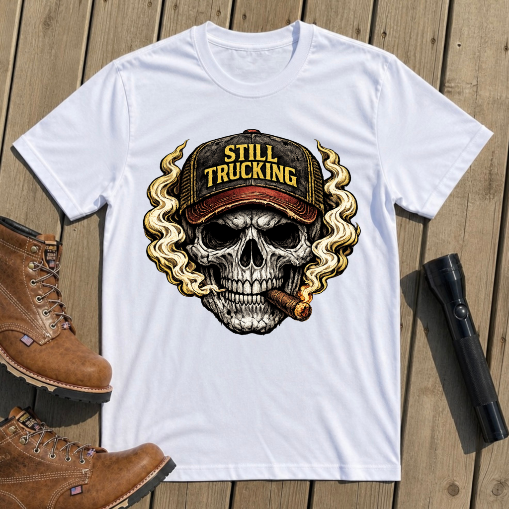 Still Trucking Skull T-Shirt
