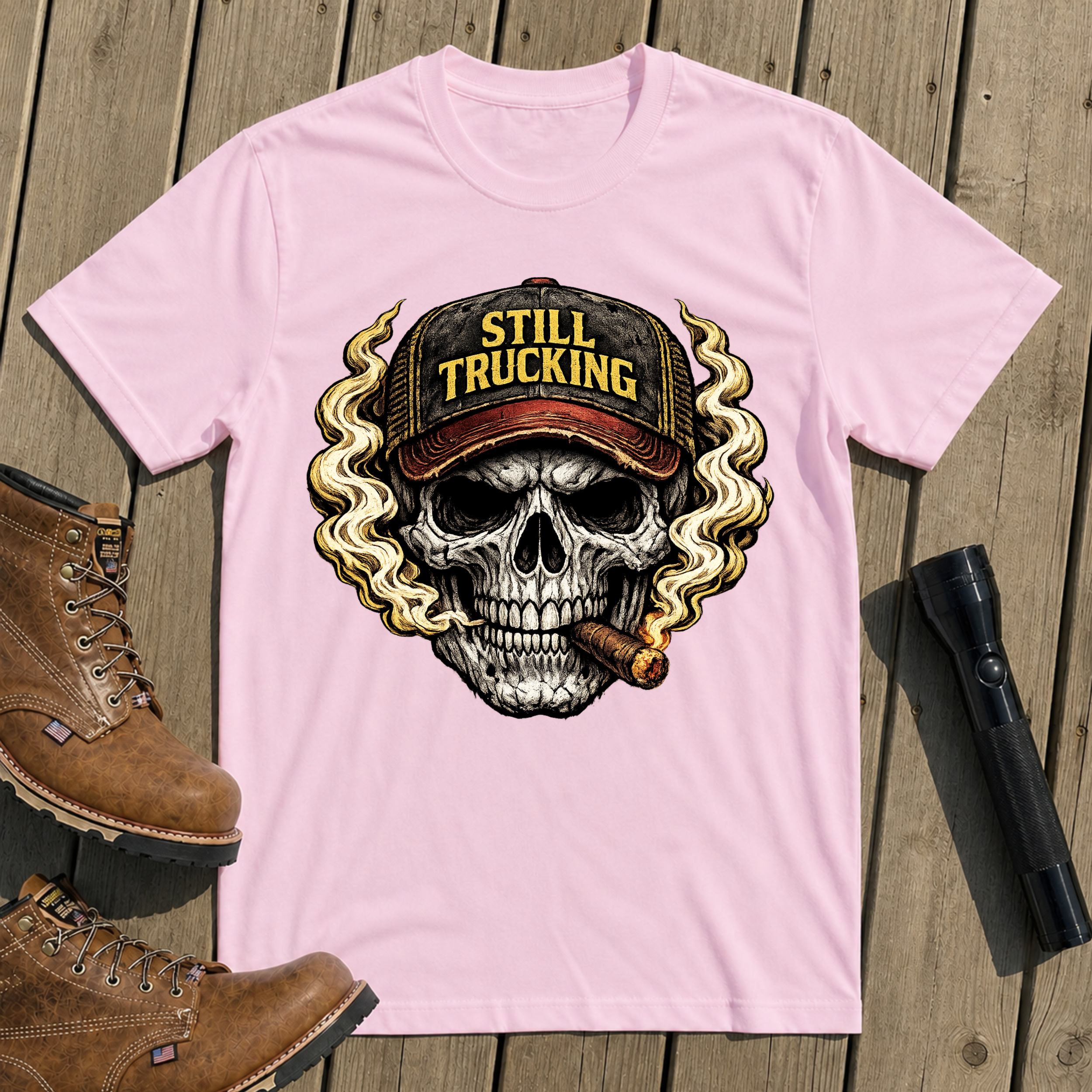 Still Trucking Skull T-Shirt