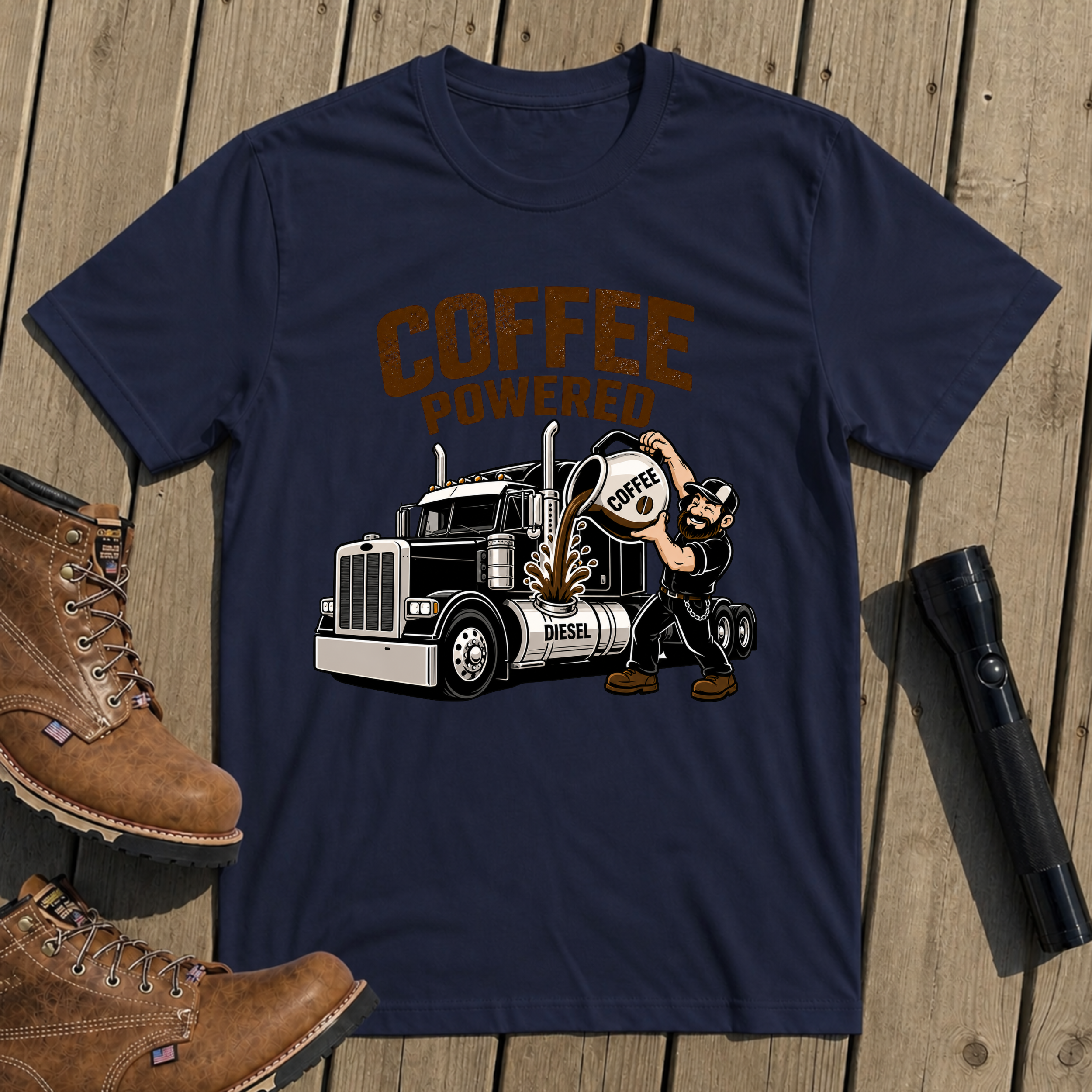 Coffee Powered Diesel T-Shirt