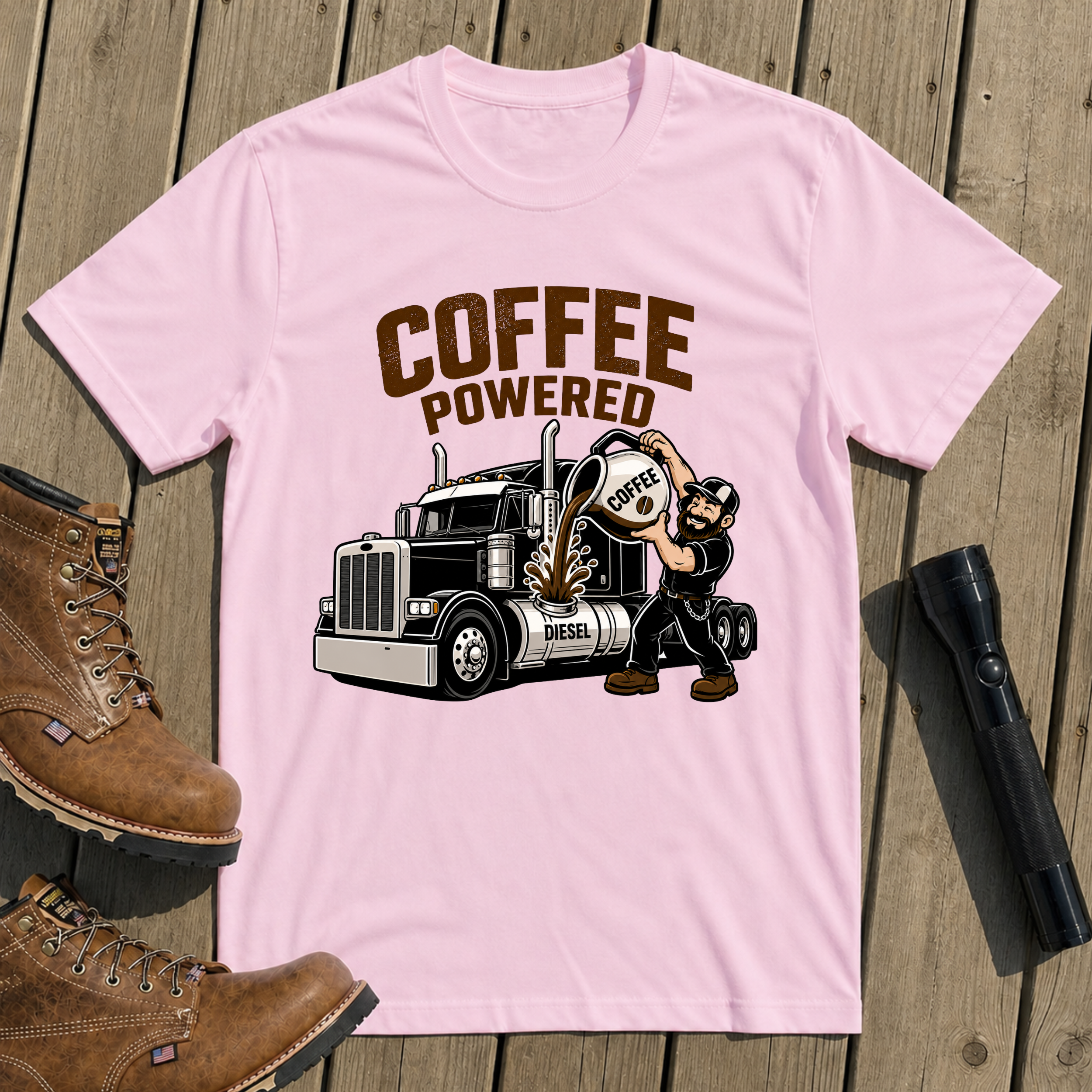 Coffee Powered Diesel T-Shirt