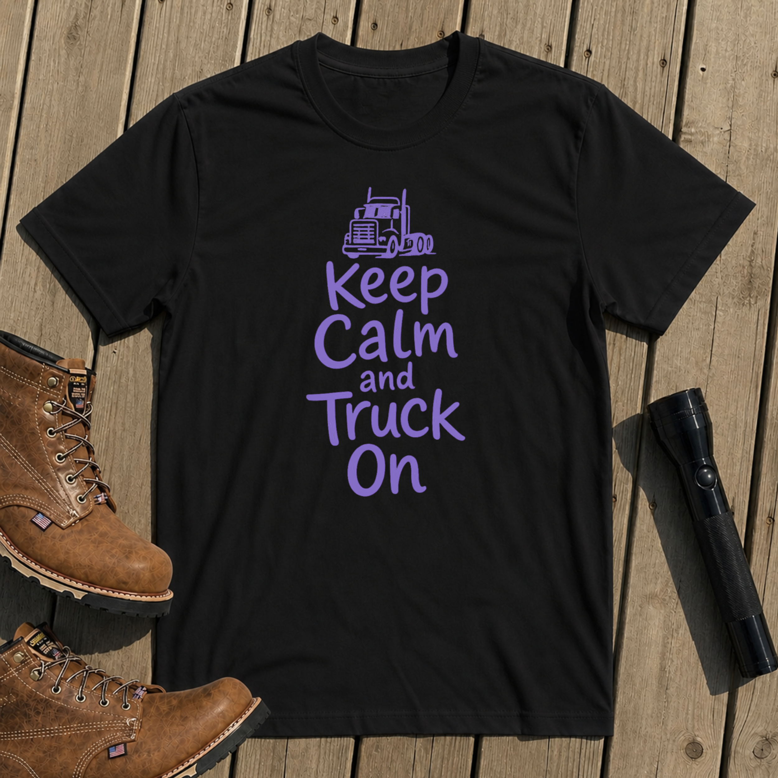 Keep Calm Trucker T-Shirt
