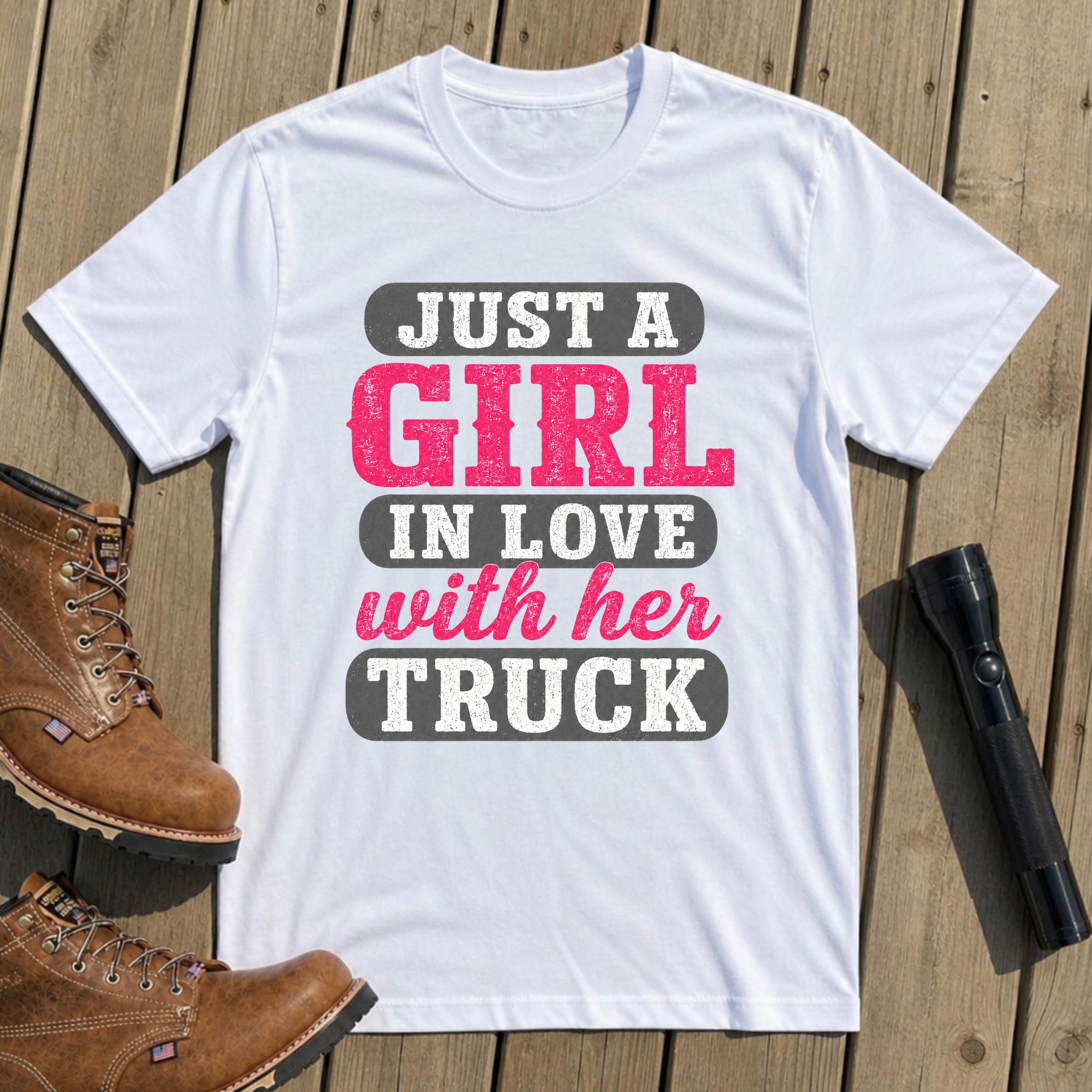 Just A Trucker Girl T-Shirt