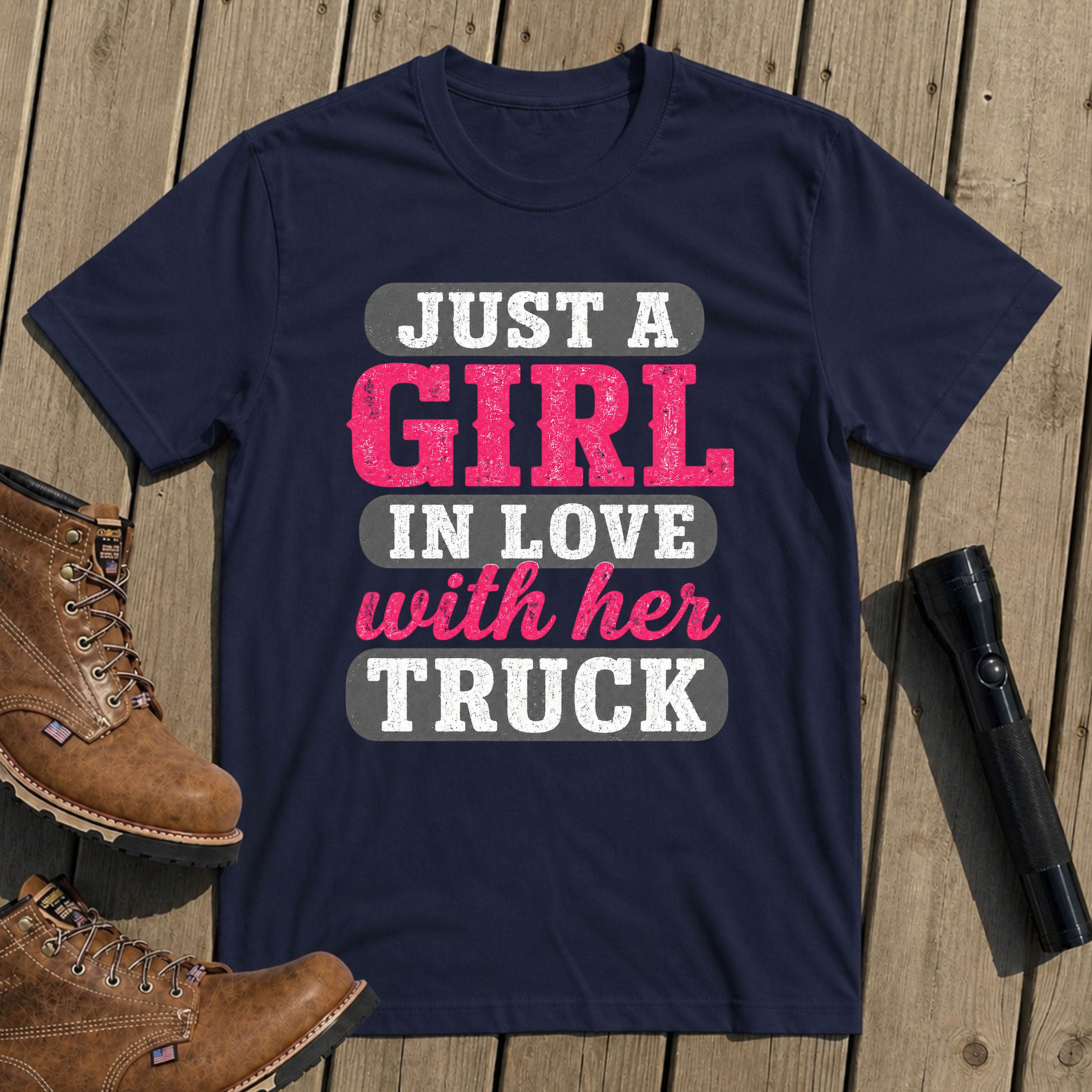 Just A Trucker Girl T-Shirt