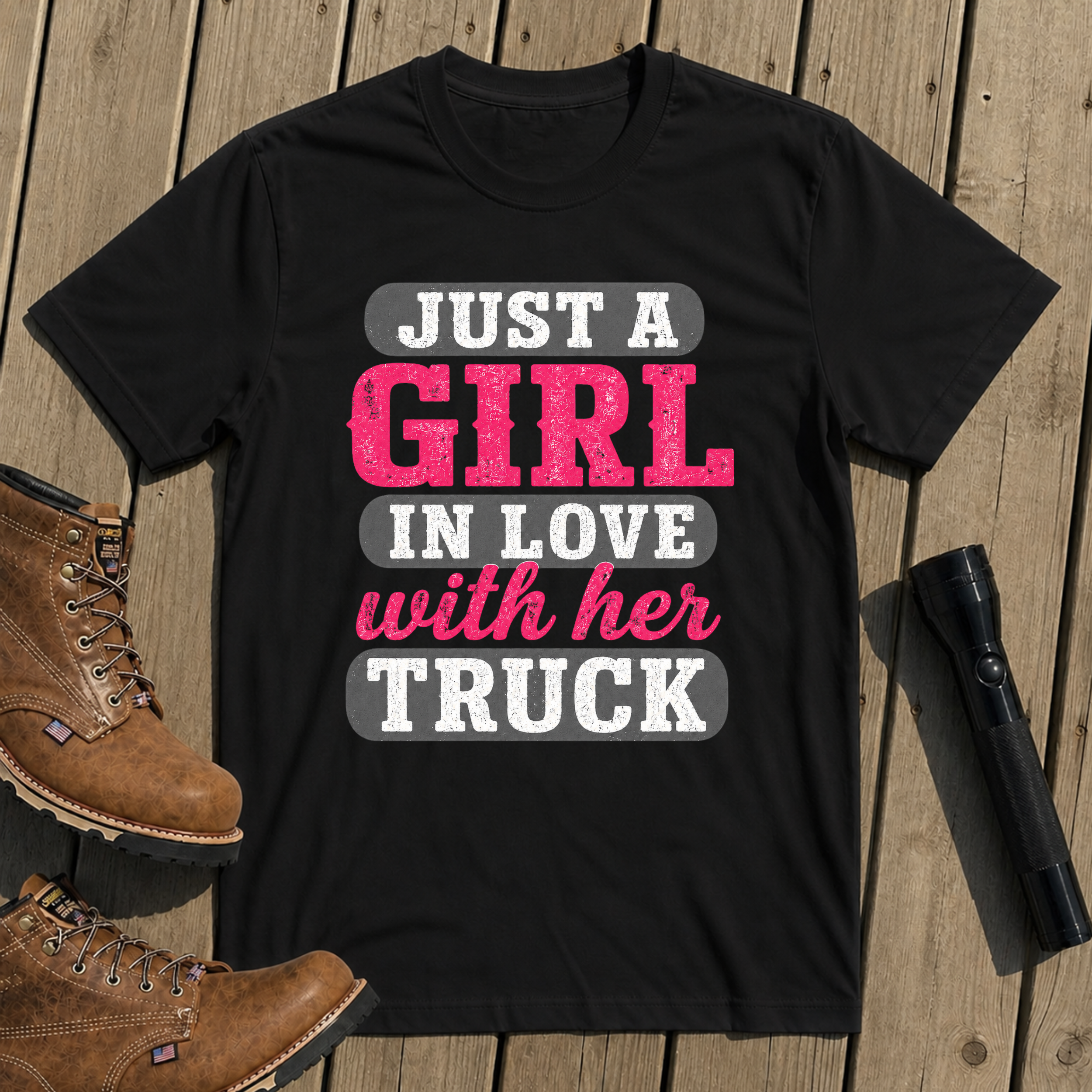 Just A Trucker Girl T-Shirt