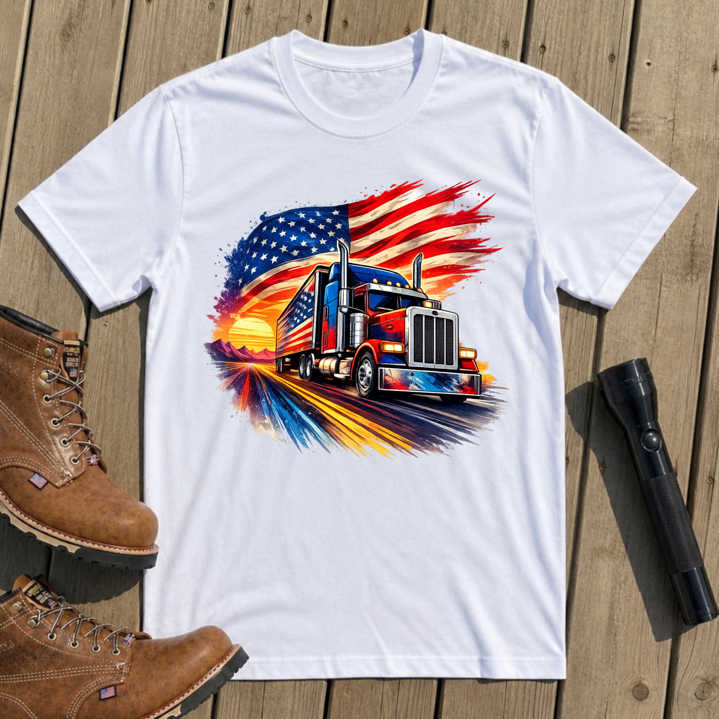 Patriot Trucker T-Shirt