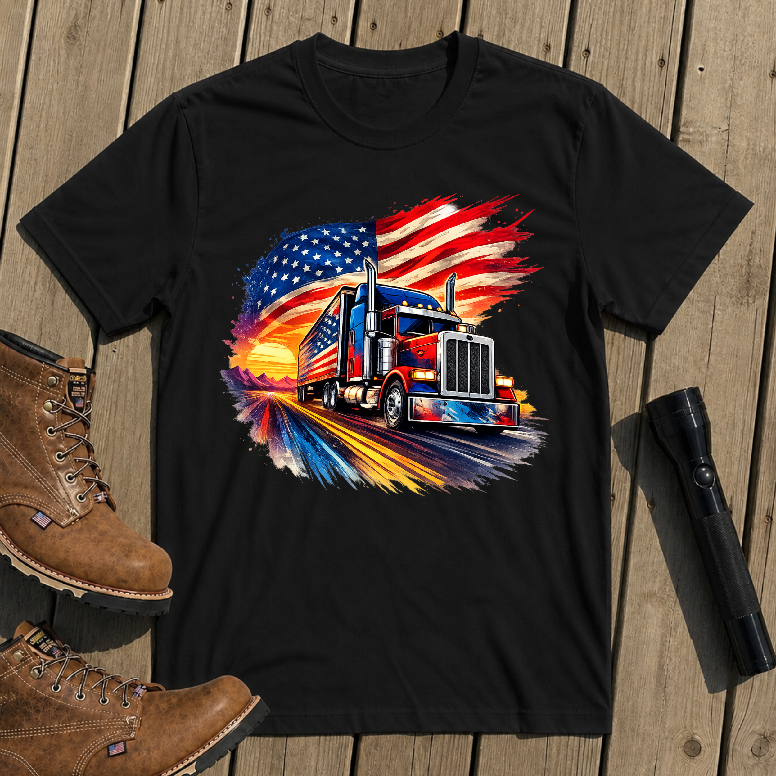Patriot Trucker T-Shirt
