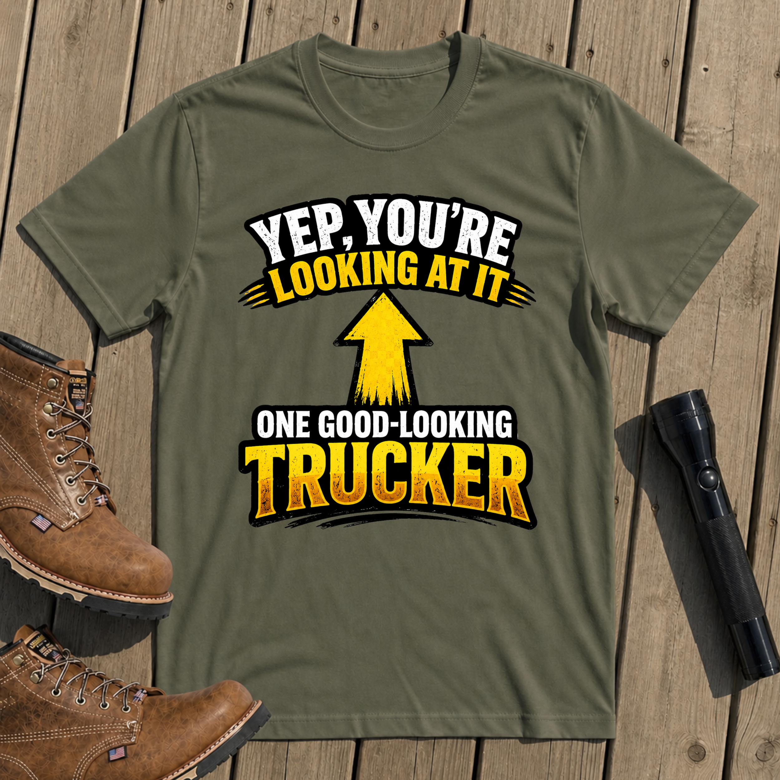 Good Looking Trucker T-Shirt