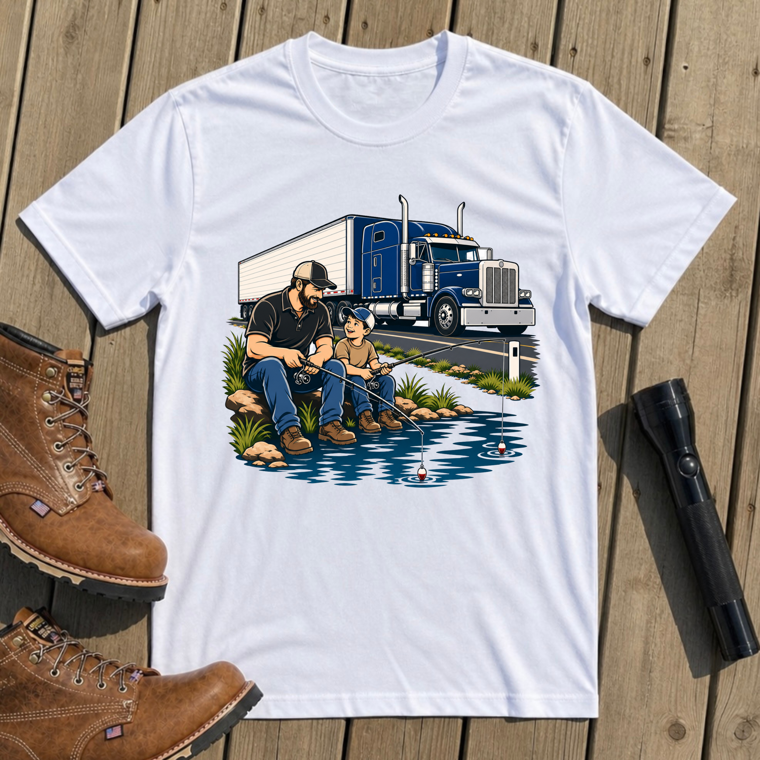 Father Son Fishing T-Shirt
