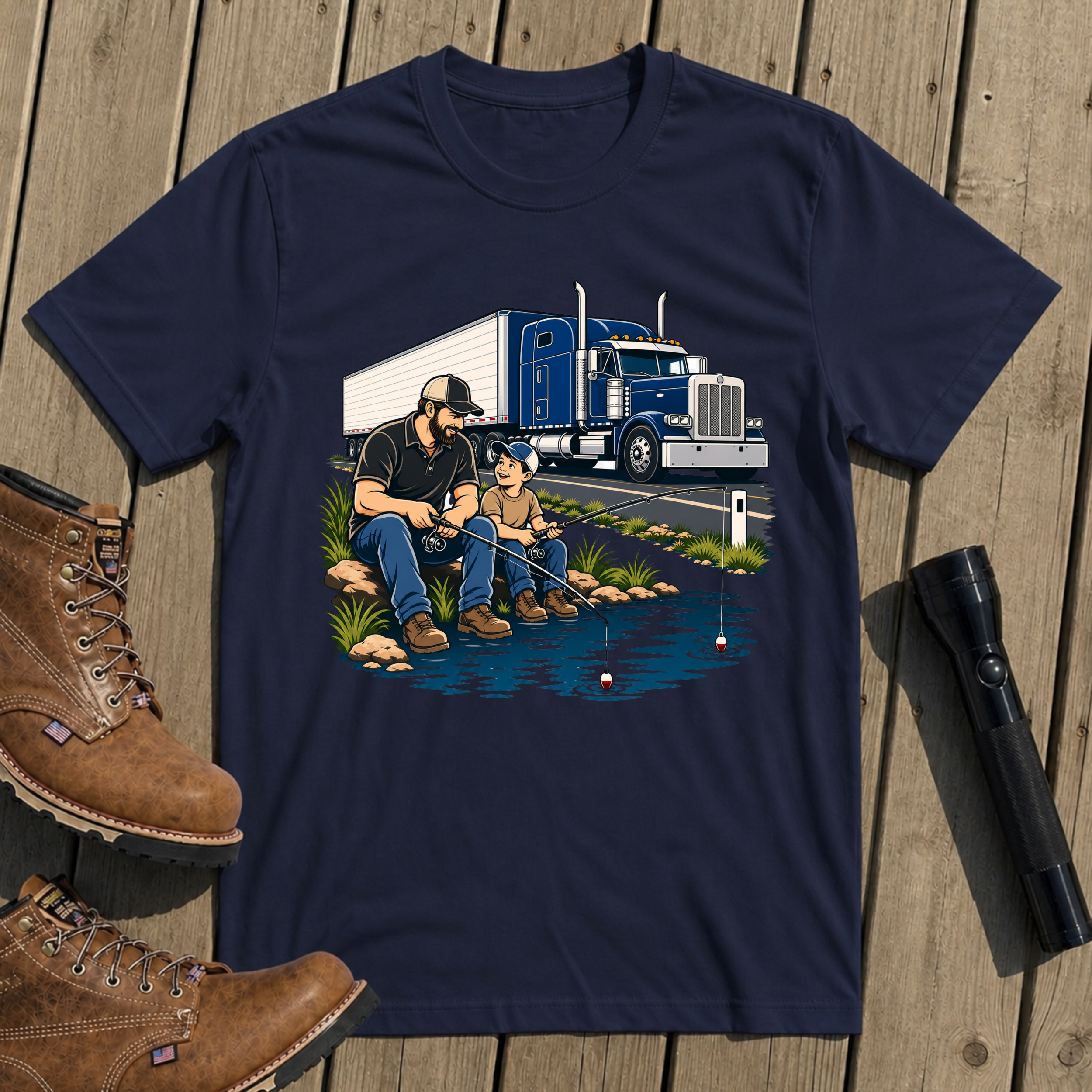 Father Son Fishing T-Shirt