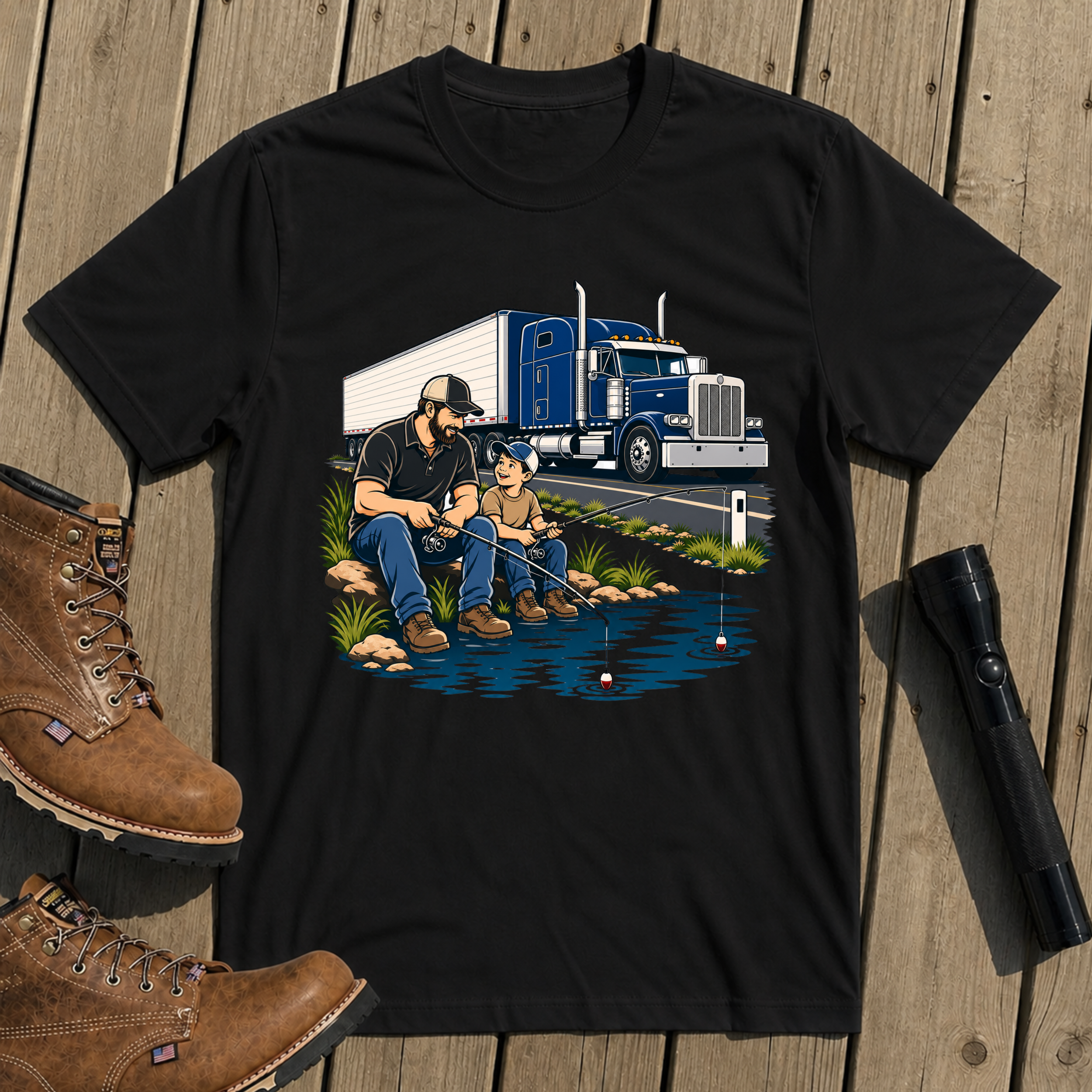 Father Son Fishing T-Shirt