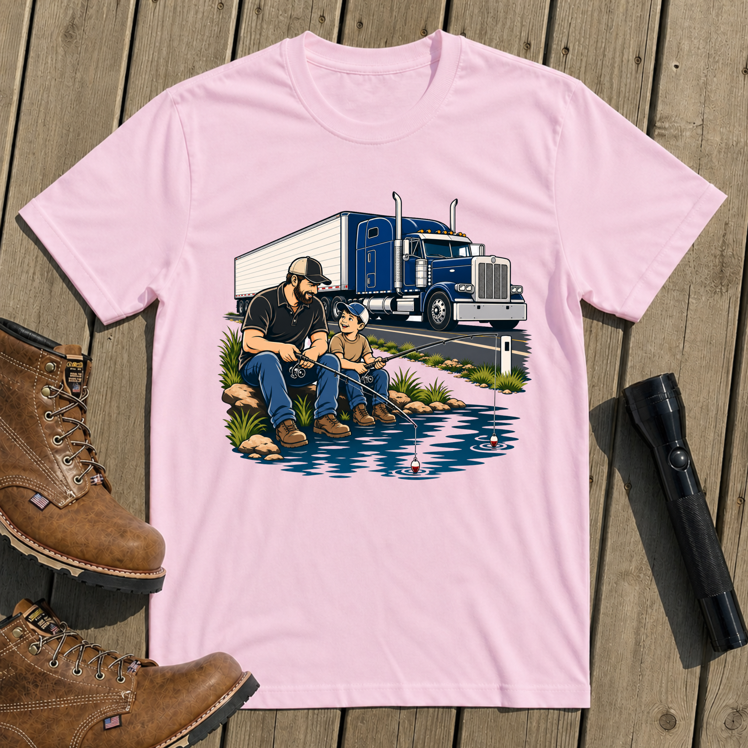Father Son Fishing T-Shirt