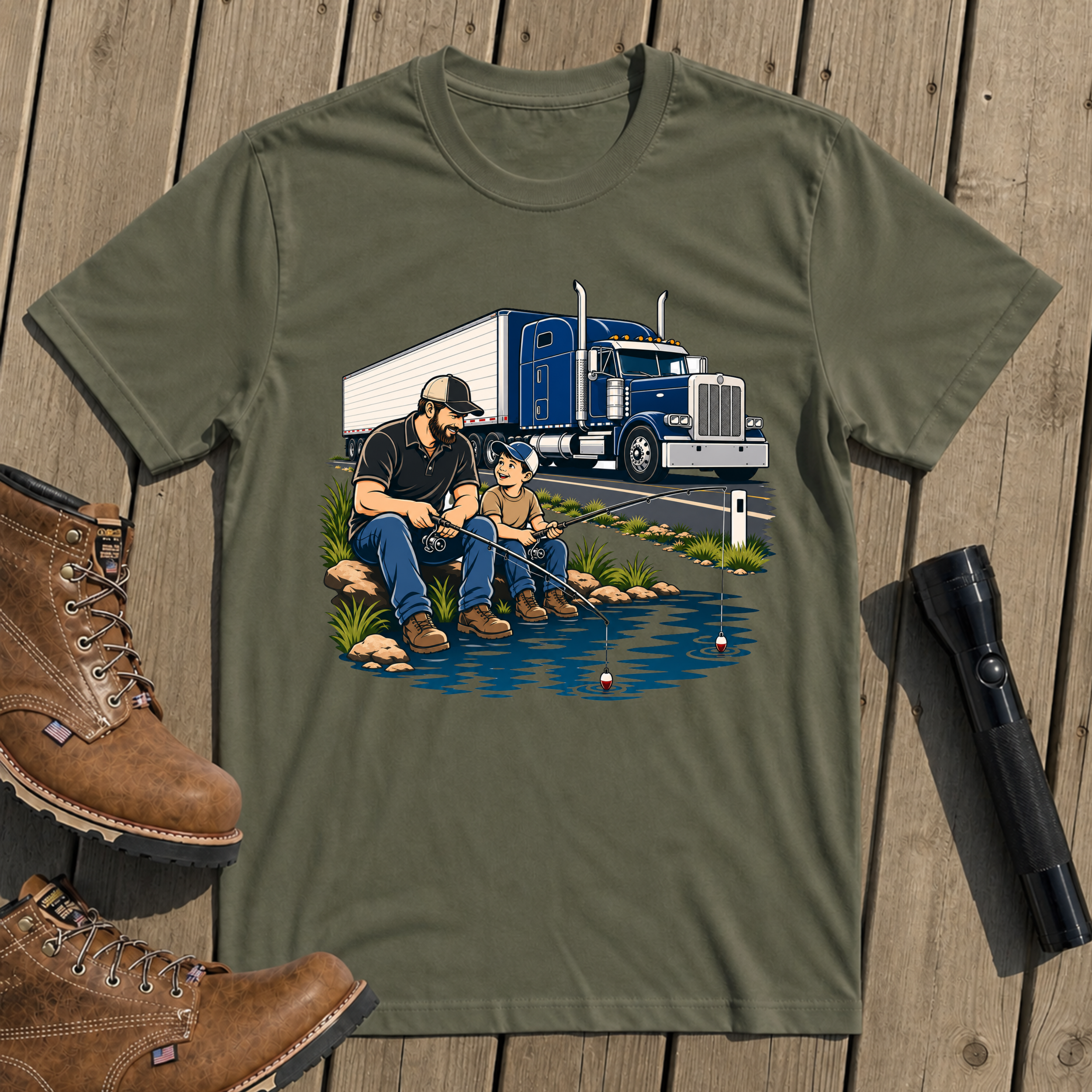 Father Son Fishing T-Shirt