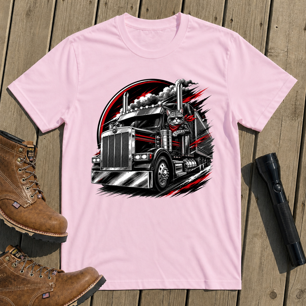 Cool Cat Trucker T-Shirt