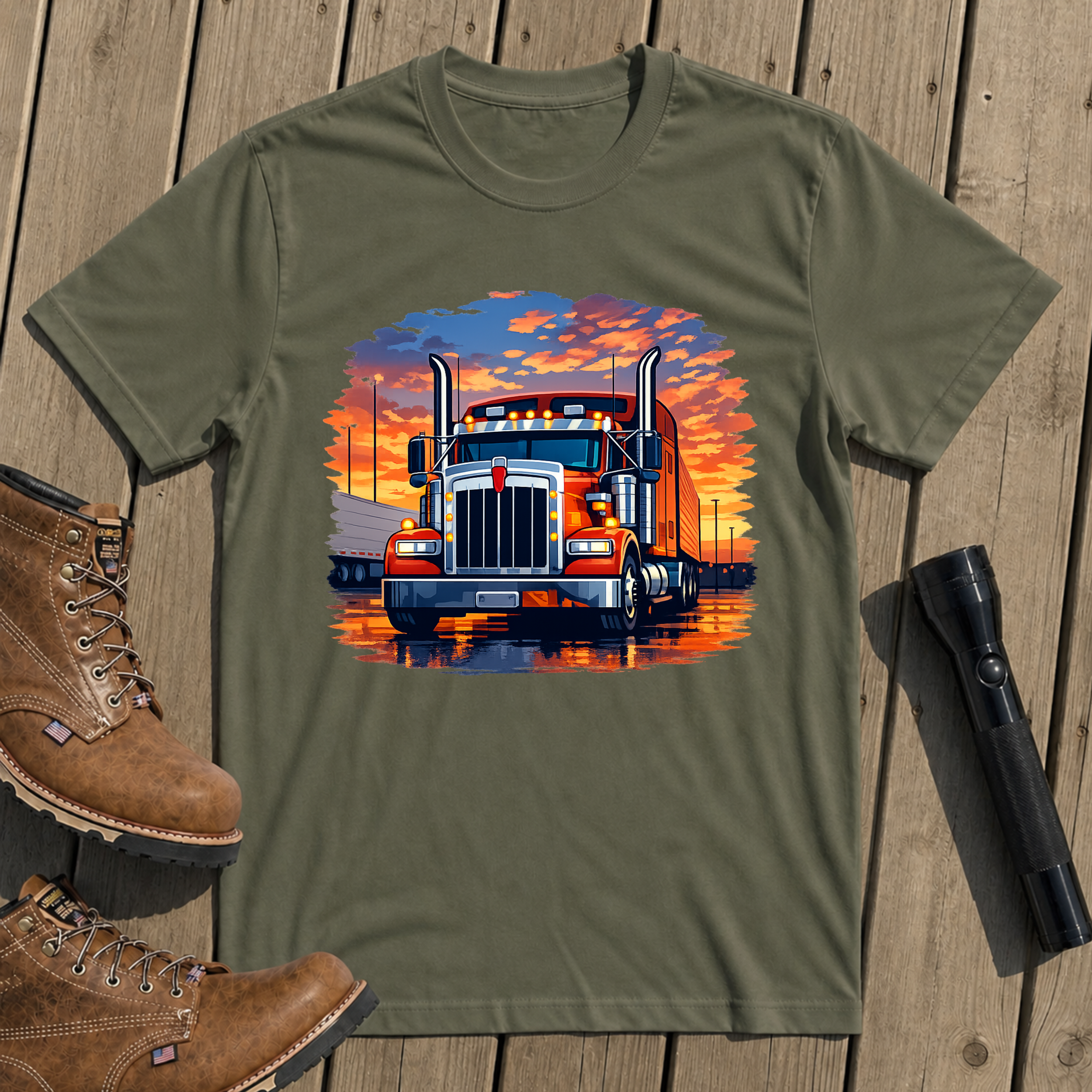 Sunset Hauler T-Shirt