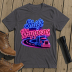 Neon Shift Trucker T Shirt