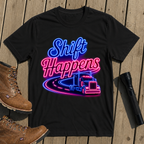 Neon Shift Trucker T Shirt