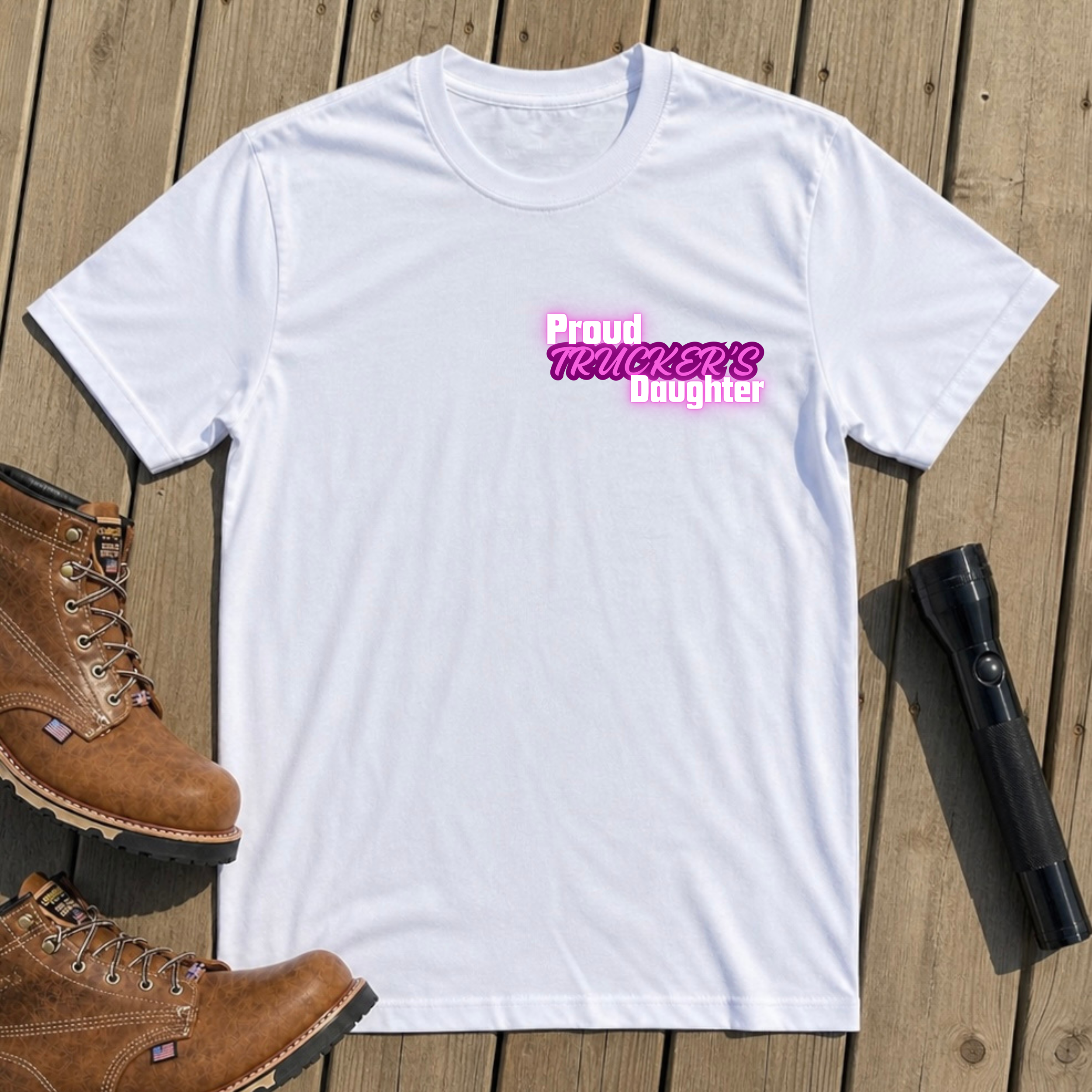 Proud Trucker's Daughter T Shirt