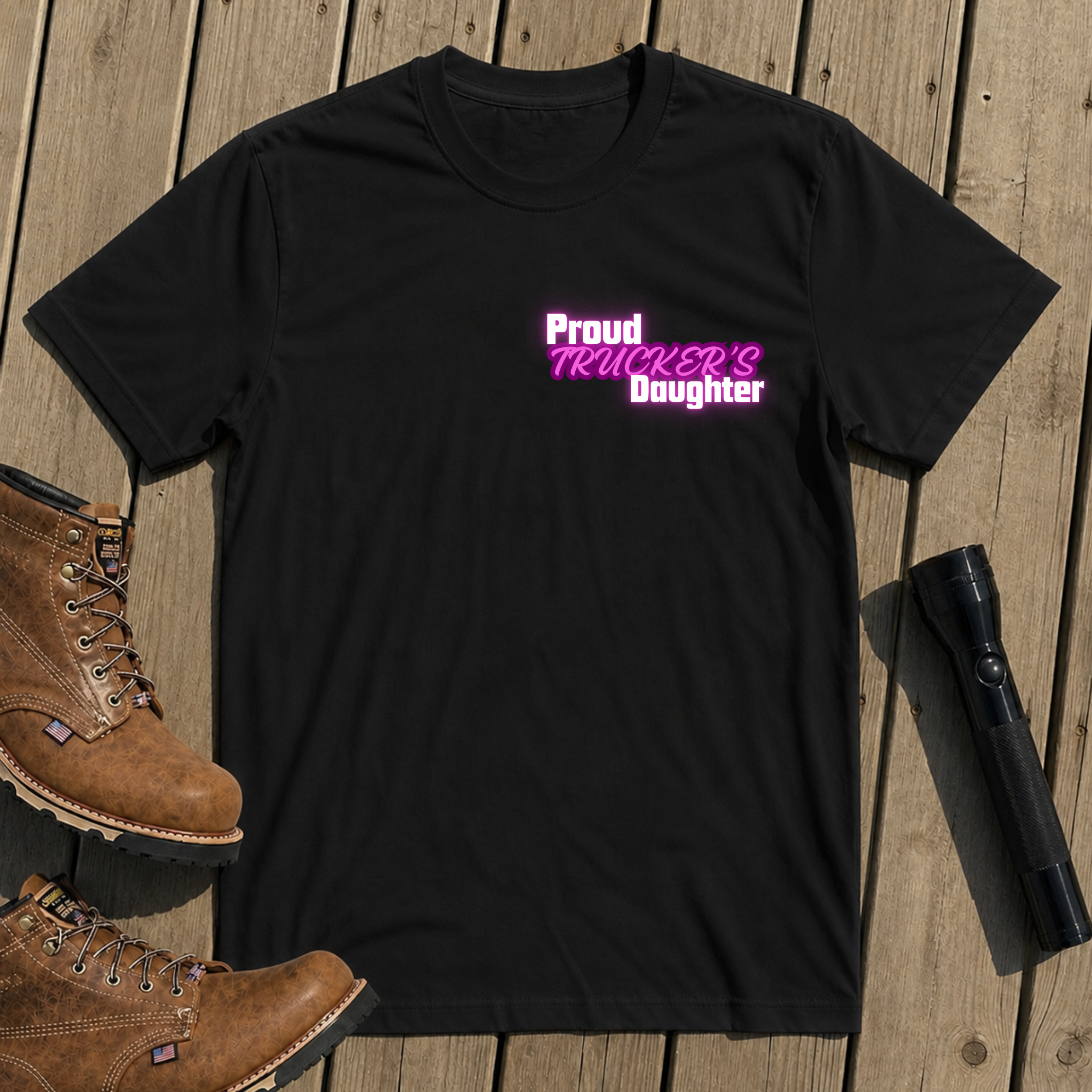 Proud Trucker's Daughter T Shirt