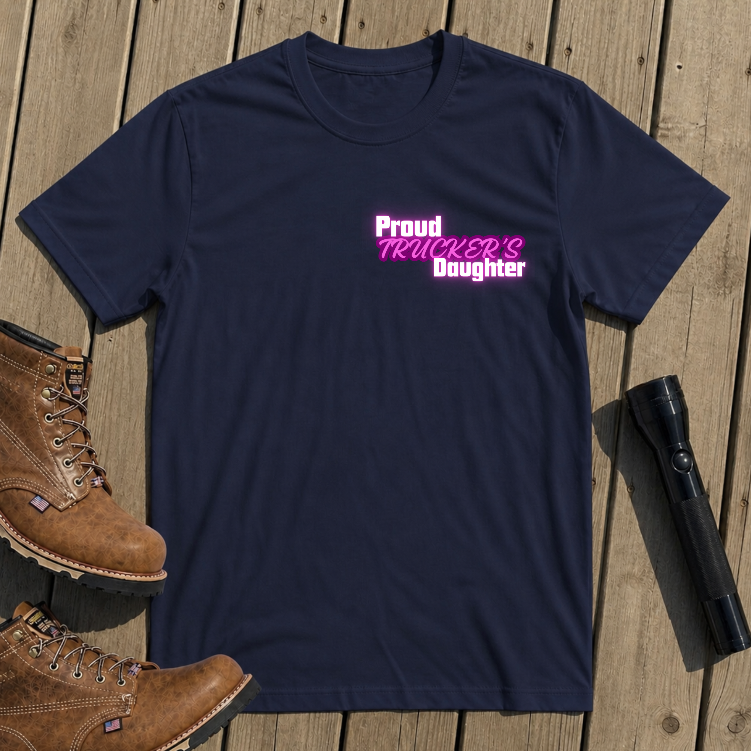 Proud Trucker's Daughter T Shirt