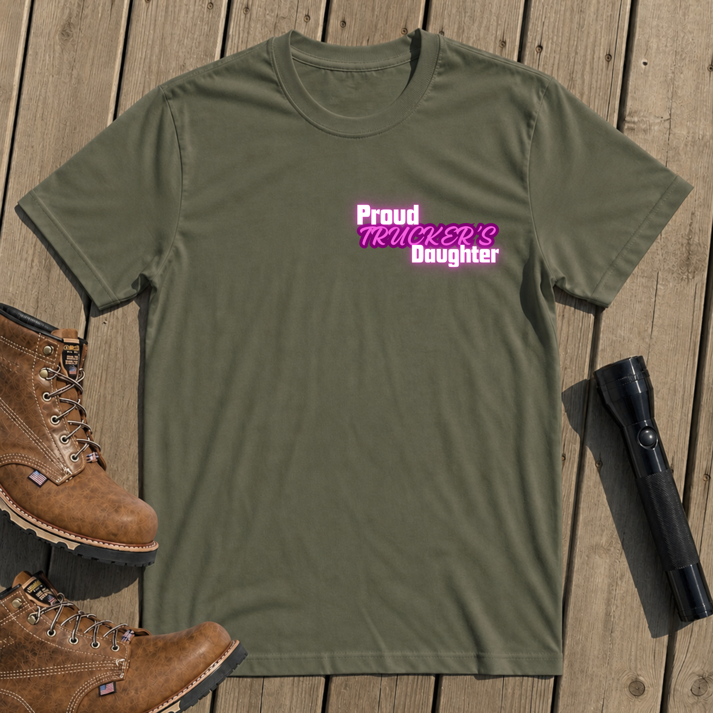 Proud Trucker's Daughter T Shirt